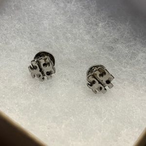 Tory Burch Stud Earrings (Silver)